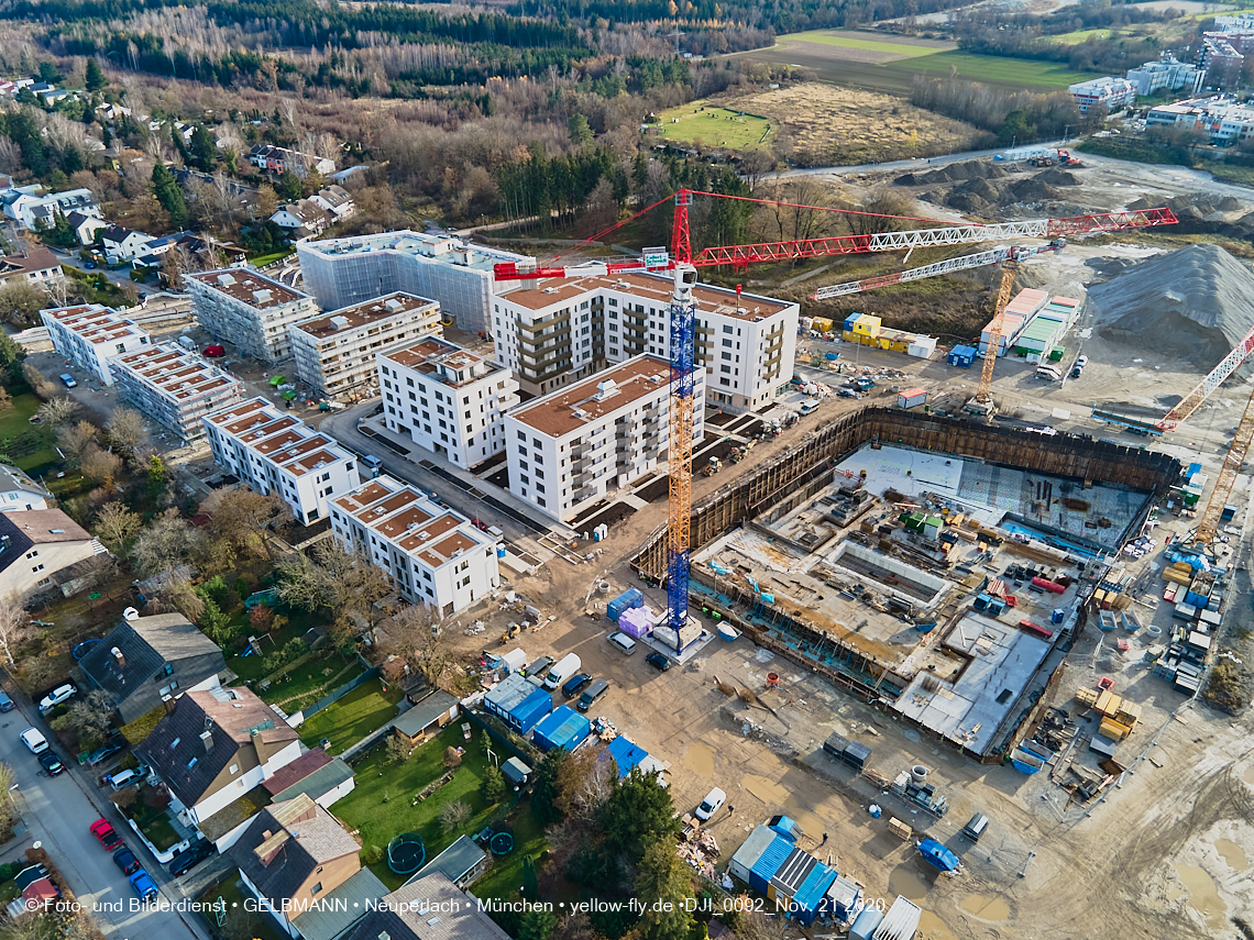 21.11.2020 - Piederstrorfer Gelände und Alexisquartier in Neuperlach in München